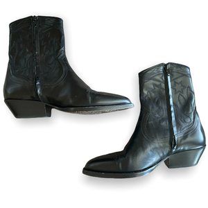 Sando Jim Black Cowboy Boots